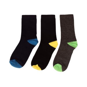 Heel and Toe Socks- 3 pack